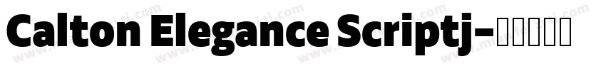 Calton Elegance Scriptj字体转换